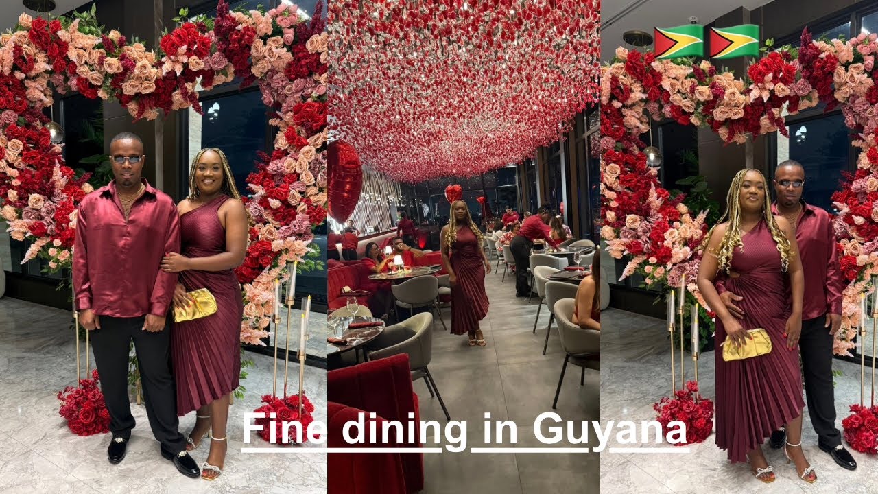 🇬🇾🇬🇾Spend valentines with us| realm steakhouse restaurant| Main Street#kingshotel #subscribe #fypシ 