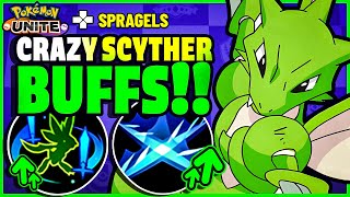 HOLY... Is Scyther NUTS NOW?? Big Time Buffs | Pokemon Unite