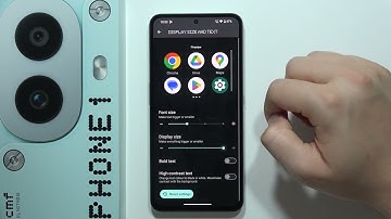 CMF Phone 1: How to Change Display Size (DPI Settings)