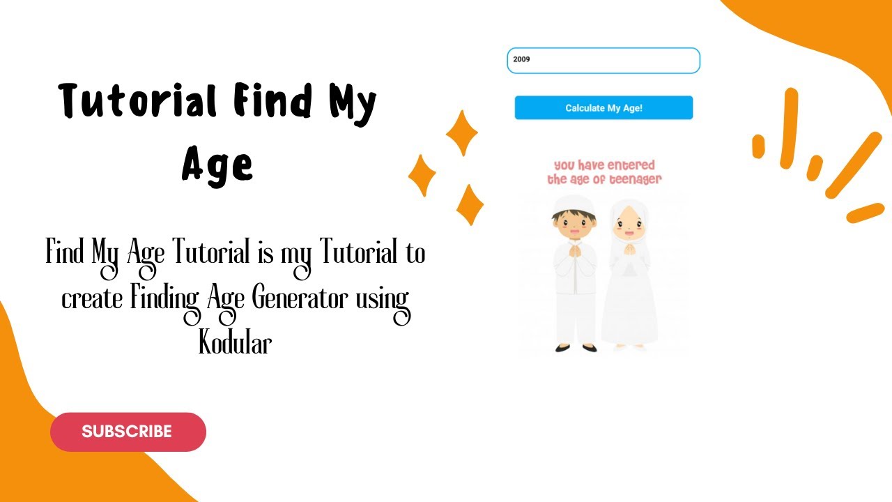 Find My Age | Kodular | Tutorial - YouTube