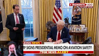 Trump Signs An Aviation Order Following The Plane Crash — Asmongold TV