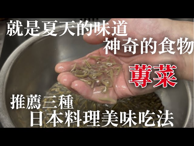 【蓴菜日本料理吃法】夏天季節的水生植物＂蓴菜＂　如何製作突顯食材口感的三種日本料理 縮圖