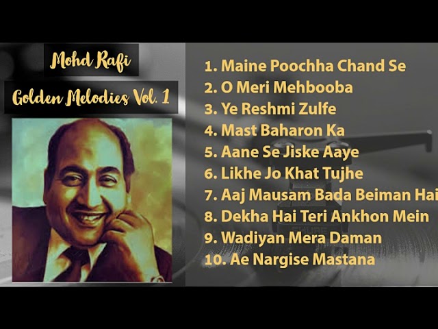 Mohd Rafi Songs | Golden Melodies Vol 1 | मोहम्मद रफी के गाने | Mohd Rafi Romantic Songs| #luv4music class=