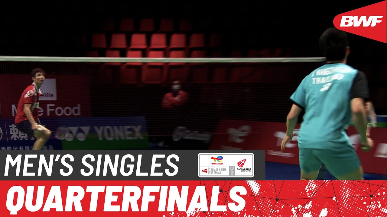 BWF Thomas Cup | Kantaphon Wangcharoen (THA) vs Shi Yu Qi (CHN) | QF