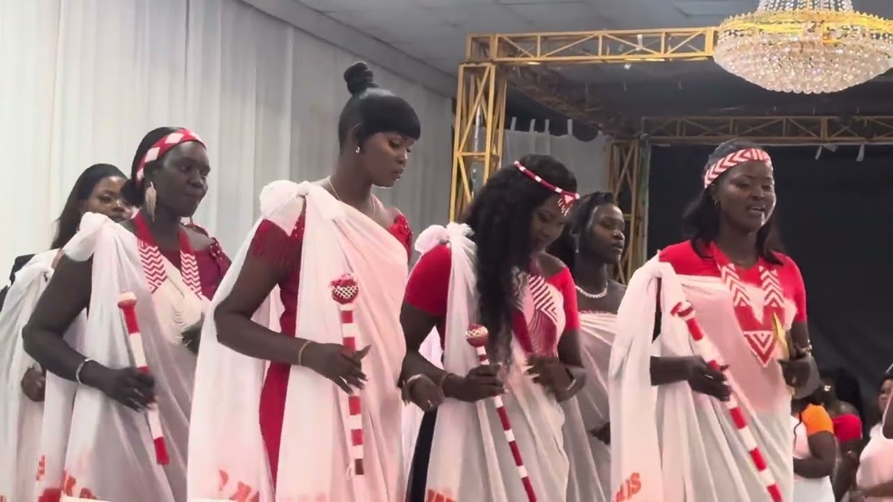 Gajaak Girls during the launching of Nyanhial Guog foundation in Kampala, Uganda 