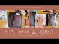 色んなサイズの【ライフオーガナイザー比較】＆最適化されたレクタングルオルター嬢の中身| ‹:)~❁