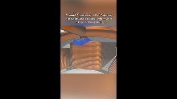 Simulations like this 👆 can accurately show where heat builds around the end winding