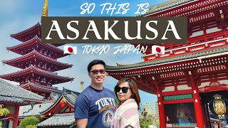 ASAKUSA TOKYO JAPAN WALKING TOUR: SENSOJI TEMPLE + JAPANESE FOOD + SHOPPING STREET | JAPAN VLOG 2024