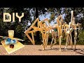 Popsicle stick Spider Robot Strandbeest DIY crafts ideas