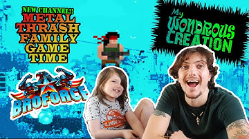 Broforce (PC) Level Editor- My Wondrous Creation - Metal Thrash Family Game Time - Gaming Video
