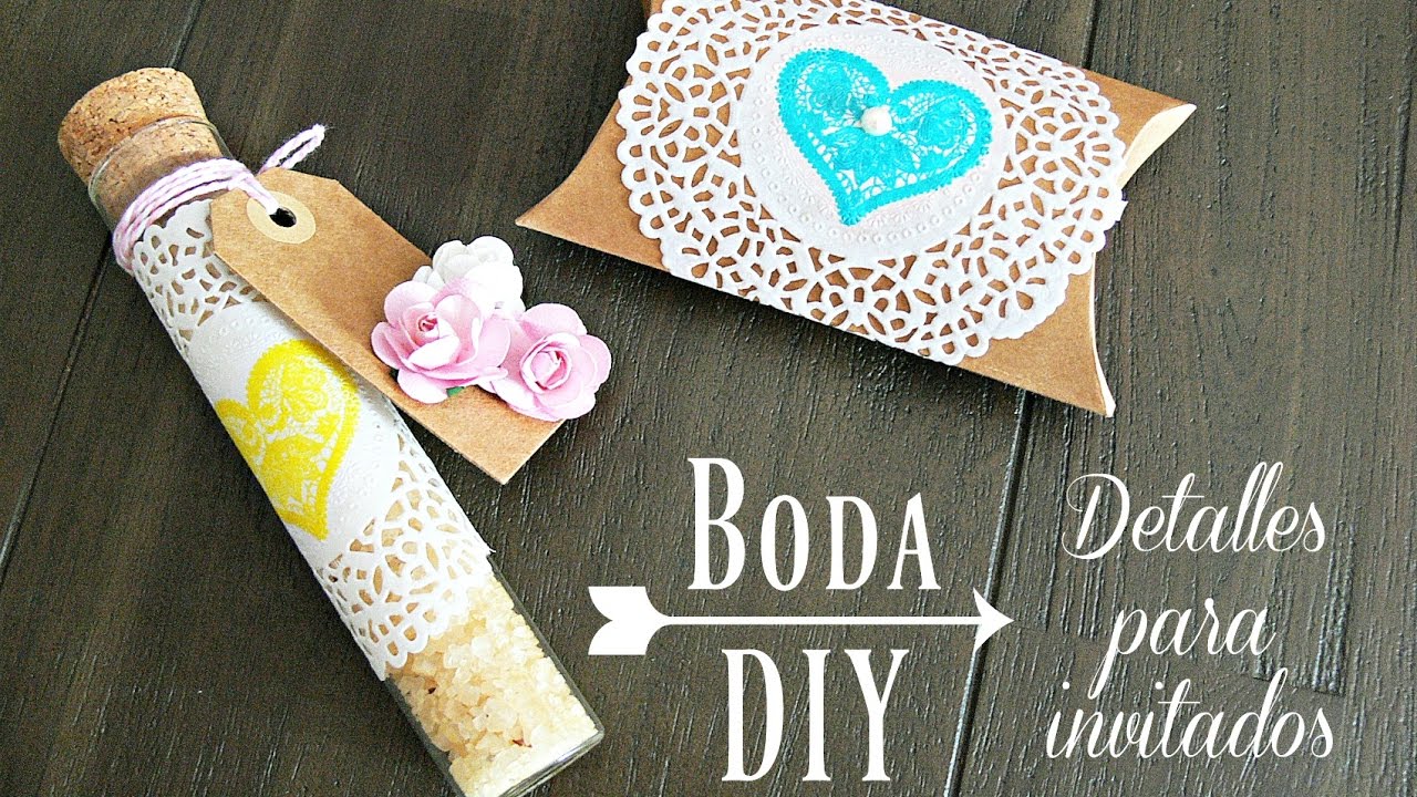 Originales detalles de boda para regalar a tus invitados