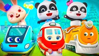 Super Panda and Super Train | Thomas Train | Super Train Rescue Team | Nursery Rhymes | Kids Songs