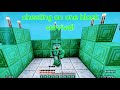 CHEATING ON ONE BLOCK SURVIVAL! ep.4