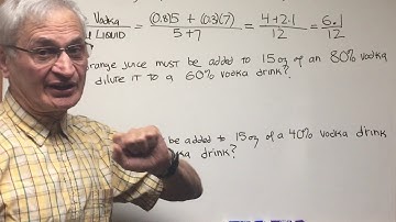 Mixture Problems  ORGOMAN - DAT DESTROYER – Math | DAT Destroyer