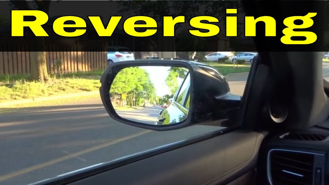 Where To Look While Reversing A Car-Beginner Driving Lesson - YouTube
