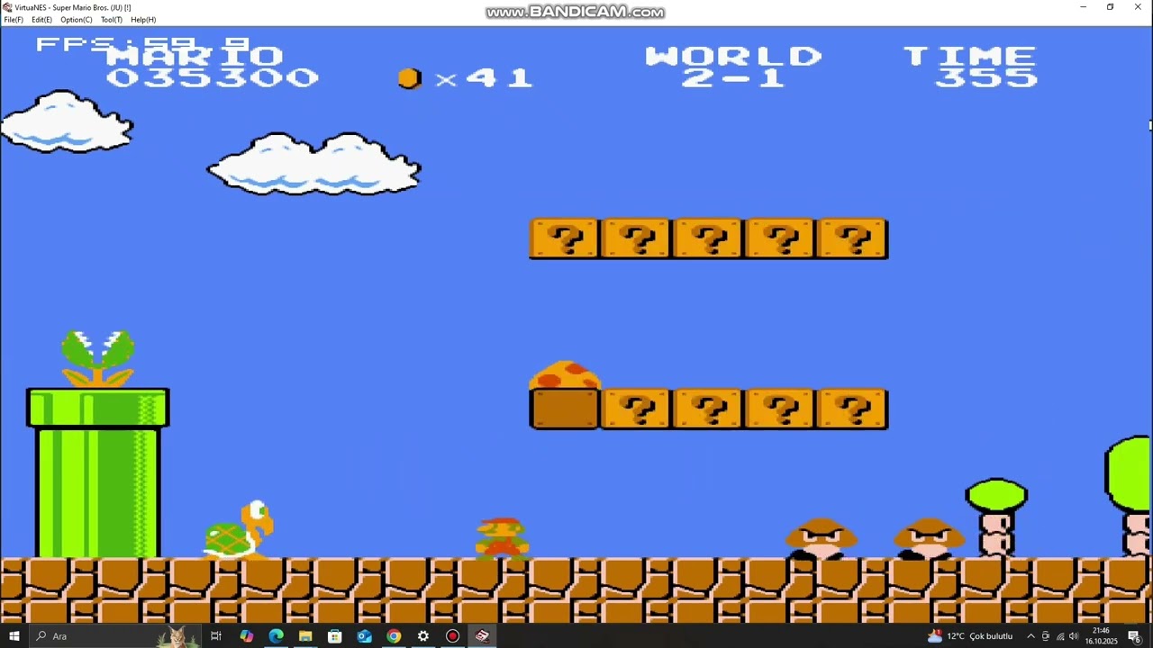 Süper mario ile basliyoruz