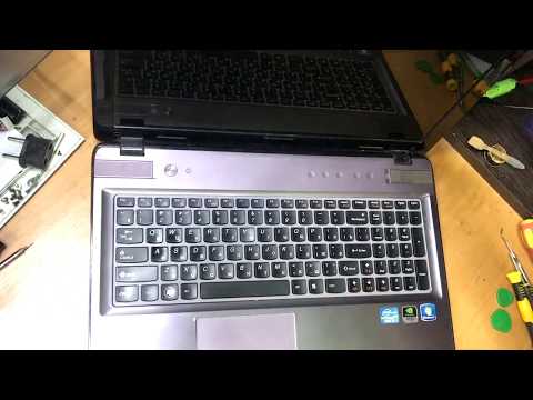 КАК РАЗОБРАТЬ НОУТБУК LENOVO Y570 \КАК ПОЧИСТИТЬ НОУТБУК LENOVO Y570\ КАК ЗАМЕНИТЬ ТЕРМОПАСТУ Y570