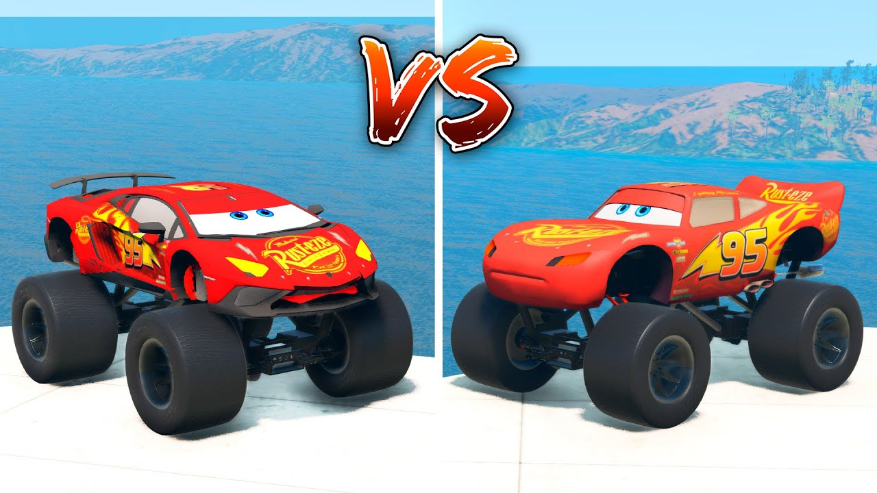 GTA San Andreas Lightning McQueen Monster Truck (Of Tuning Mod) Mod | atelier-yuwa.ciao.jp