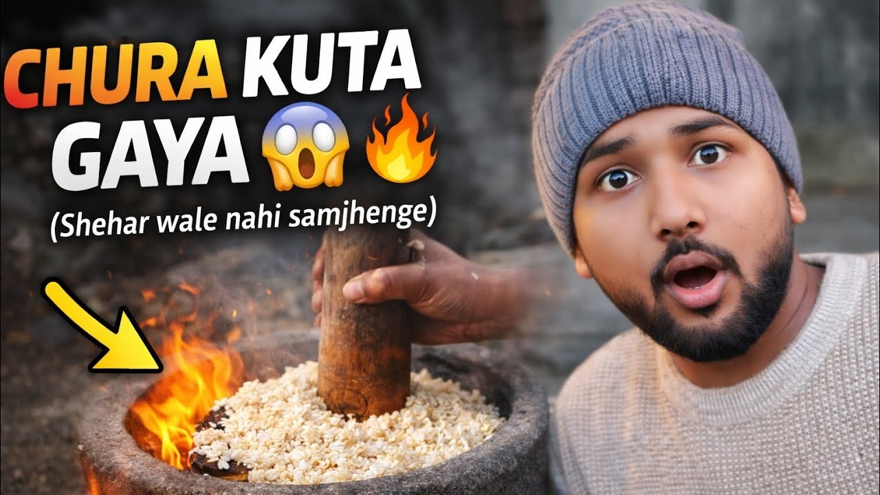 Gaon vs City Food | Chura Kutai Vlog 😂