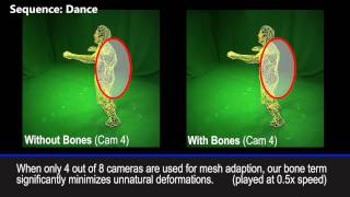 Simultaneous Shape and Pose Adaption of Articulated Models using Linear Optimization