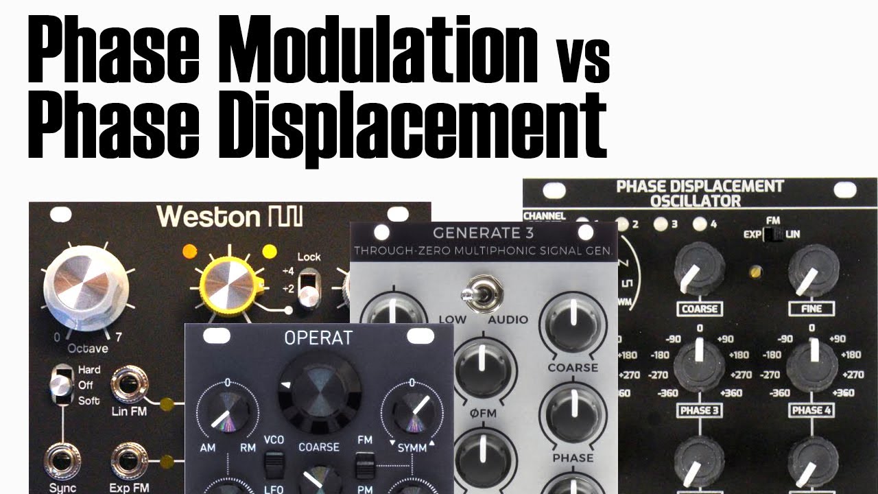 VCO phase modulation vs phase displacement