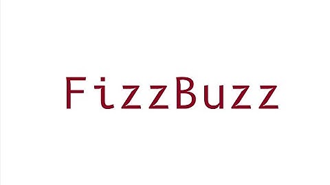 JavaScript | Fizz Buzz