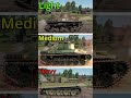 Light Medium Heavy Tanks 4 #warthunder #warthundertanks #tank #gaming #showcase #japan #shorts