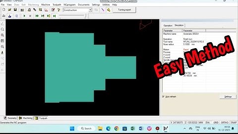 CAPSTURN TUTORIAL 1 |CIM LAB VTU