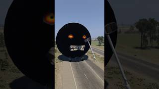 🔥 Big and small Moon vs Nokia Hammer 😱 #0124 #beamng #shorts