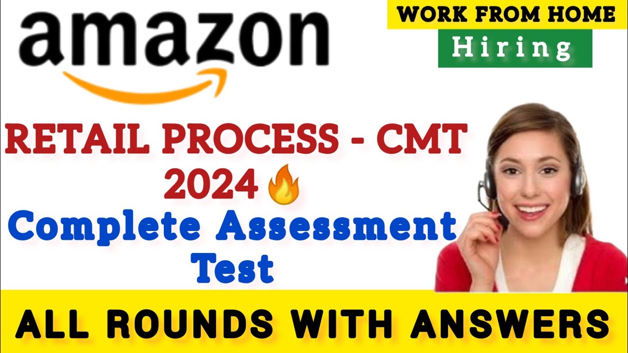 Amazon Retail Process - CMT 2024🔥 | Complete Assessment Test | Must ...
