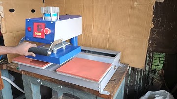 Double Station automatic heat press, fusing machine
