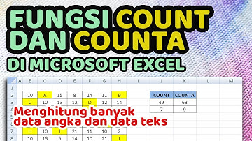 Perbedaan Fungsi COUNT dan COUNTA di Microsoft Excel
