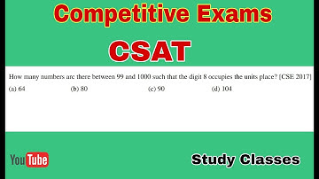 How many numbers arc there between 99 and 1000 such that the digit 8 occupies the units place?