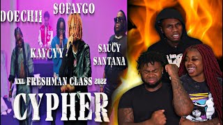 2022 XXL Freshman Cypher With SoFaygo, Doechii, KayCyy and Saucy Santana | REACTION