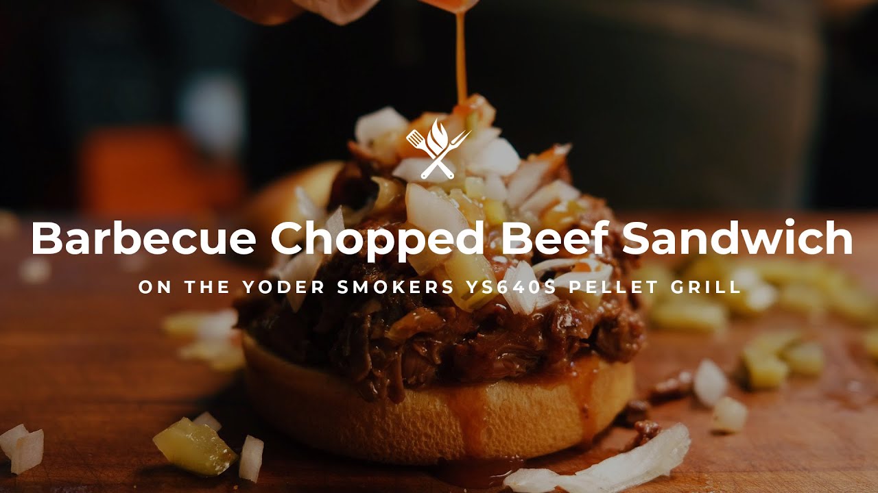 Barbecue Chopped Beef Sandwich