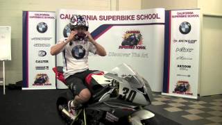 California Superbike School video on Body Position & Helmet Fit