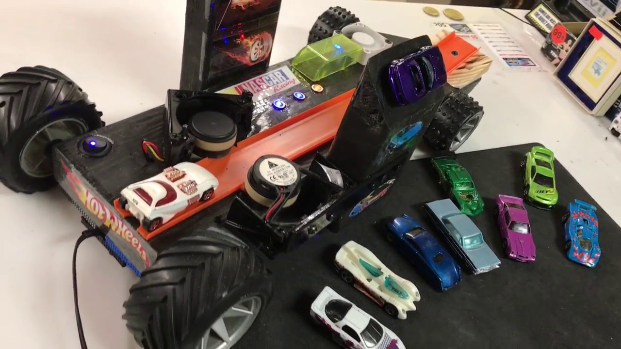 Homemade Motorized Hot Wheels Car 