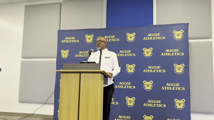 Watch NC A&T head coach Shawn Gibbs address the media ahead of trip to Stony Brook