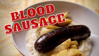 Trying Out BLOOD SAUSAGE ( Boudin Noir ) For The First Time