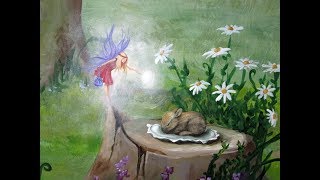 Magical Tooth Fairy Forest Mural