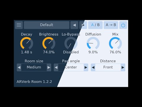 ARVerb Room reverb plugin: Présentation & Tuto (French)