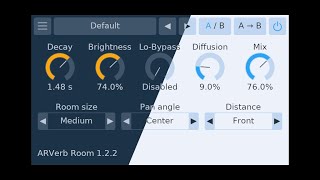 ARVerb Room reverb plugin: Présentation & Tuto (French)