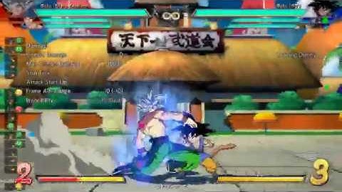 DBFZ - UI Goku 2.55 Bar Sparkless TOD