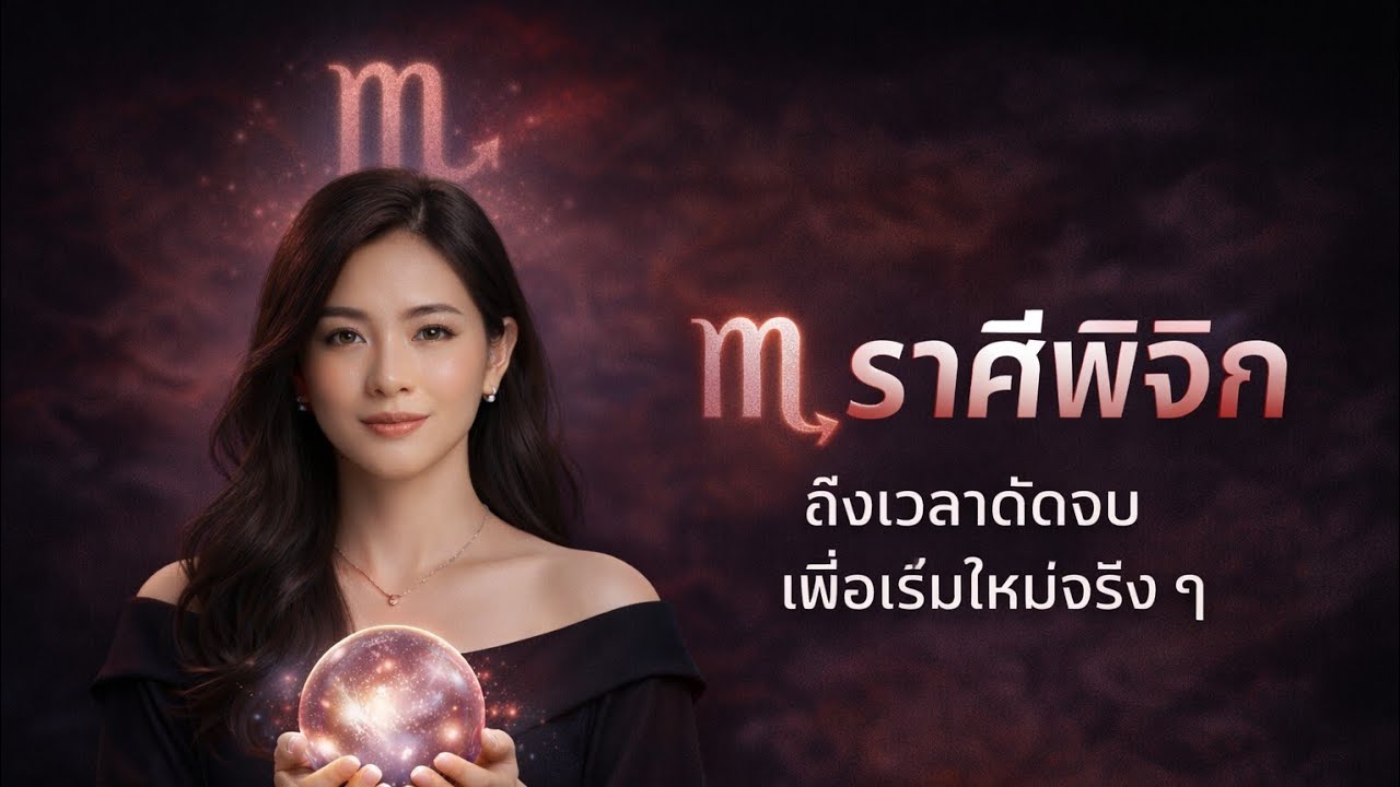 ♏ ราศีพิจิก ต้นปี 2569 | ปีแห่งการตัดจบ เกิดใหม่จริง งาน เงิน รัก เปลี่ยนจากข้างใน
