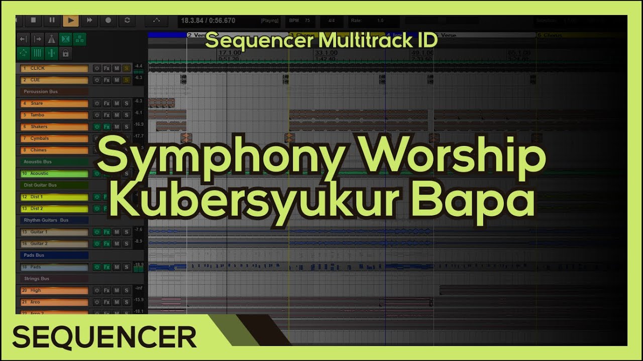 Free Symphony Worship Kubersyukur Bapa Hq Sequencer Youtube youtube