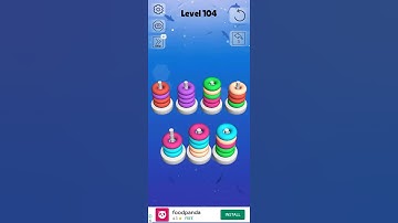 Sort stack level 104 Gameplay