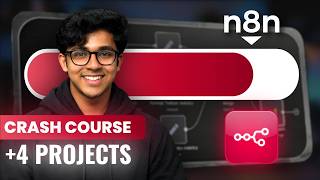 n8n Crash Course: Build 4 Real Projects & Learn 80% of What Actually Matters screenshot 4