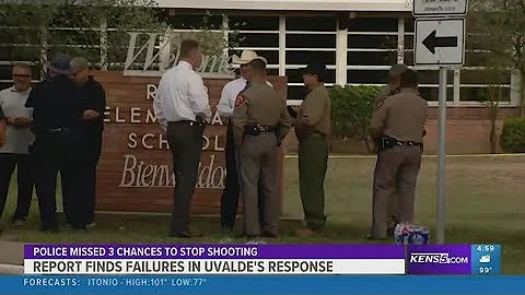 New report finds failures in Uvalde police's response to school shooting