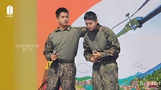 BTS Exclusive! BTS' Taehyung and Jungkook Singing Together While in the Military