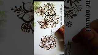 😊Trending 3D Rose Flower Mehndi Design 2026 🌹| Easy🌹Mehndi Tutorial for Beginners🥰 Eid mehndi design